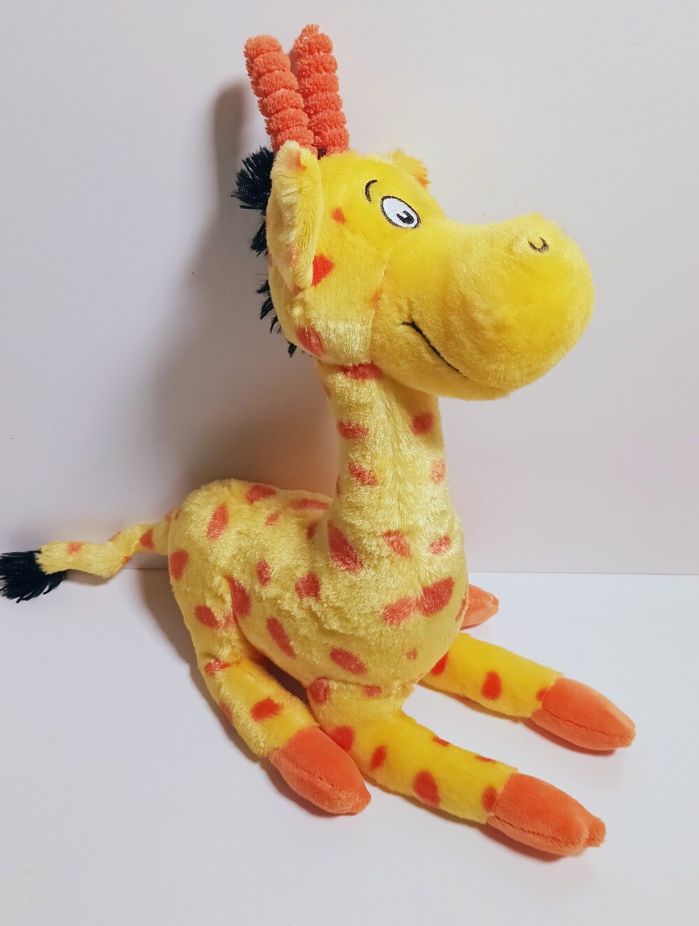 Kohls Cares Dr Seuss Giraffe Plush Mulberry Street Yellow Stuffed Animal Toy 13"